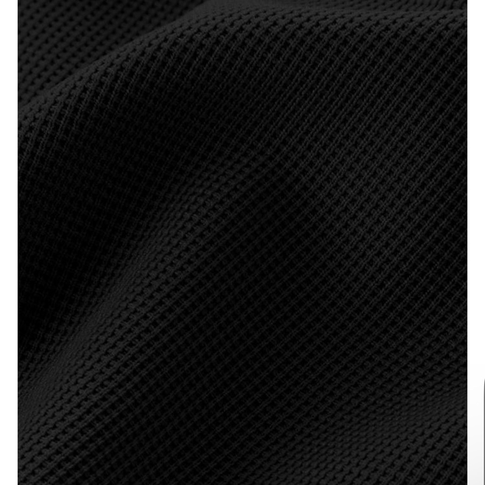 NWT Halara Black Wide-Leg waffle knit work Pants. Flowy baggy size 40 (8/10) - Picture 7 of 8